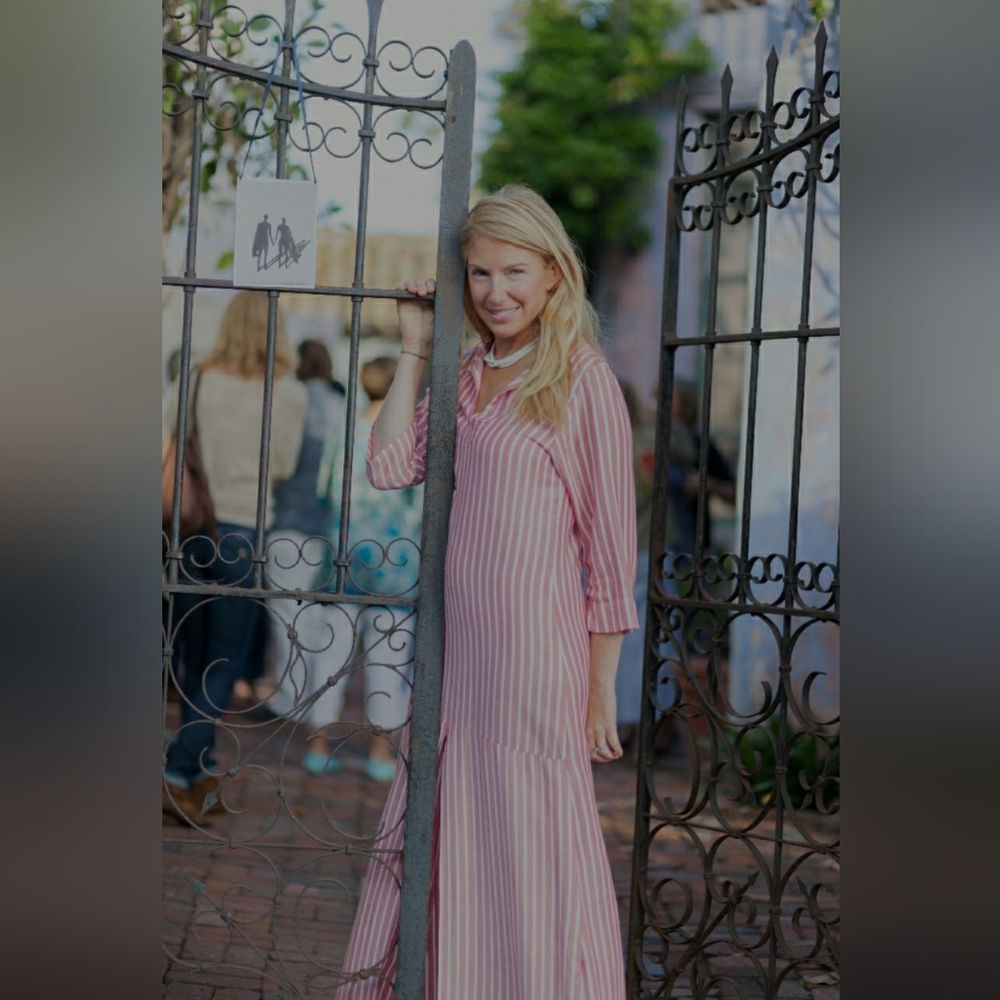 Olivia Joffrey Striped Red Dress